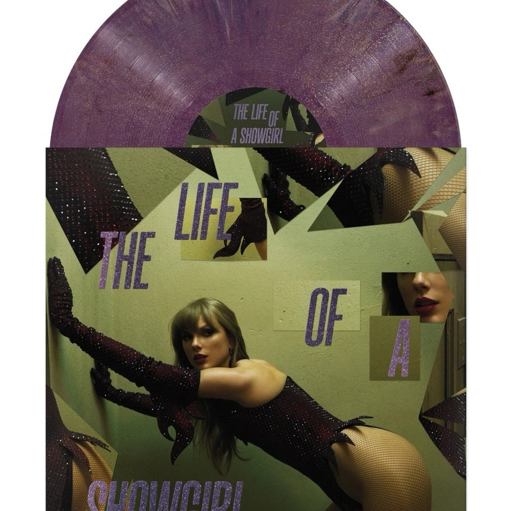 Purple Vinyl Record - The Life of a Showgirl